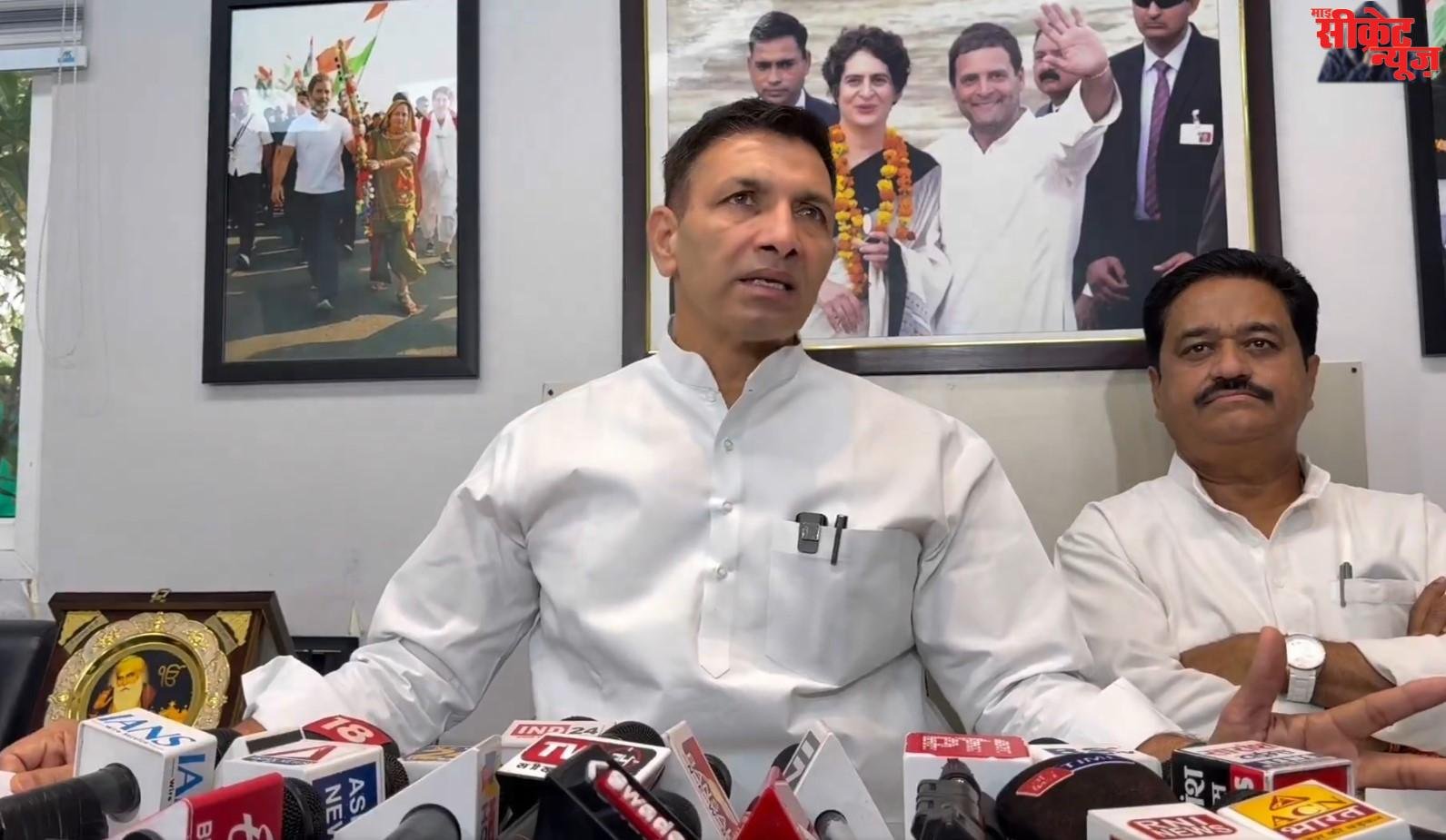 आदिवासी विधायक को हटाना पूरे समाज का अपमान” — जीतू पटवारी का भाजपा पर बड़ा हमला