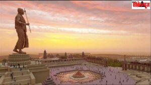 200 करोड़ की शंकराचार्य प्रतिमा के निर्माण में सुरक्षा मानकों की अनदेखी, मुख्य पिलर में आया झुकाव, लोकायुक्त ने शुरू की जांच