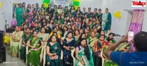 रेलवे इंस्टिट्यूट में हर्षोल्लास से मना हरियाली तीज महोत्सव।