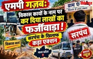 विकास कार्यों के नाम पर कर दिया लाखों का फर्जीवाड़ा! सरपंच के खिलाफ कड़ा एक्शन