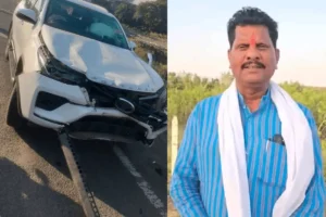 बाजार जाने निकले पिता-पुत्र को भाजपा विधायक की फॉर्च्यूनर ने मारी टक्कर, पिता की मौत