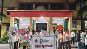 जबलपुर में स्टाइपेंड बढ़ाने के लिए सड़कों पर उतरे आयुष डॉक्टर, निकाला कैंडल मार्च